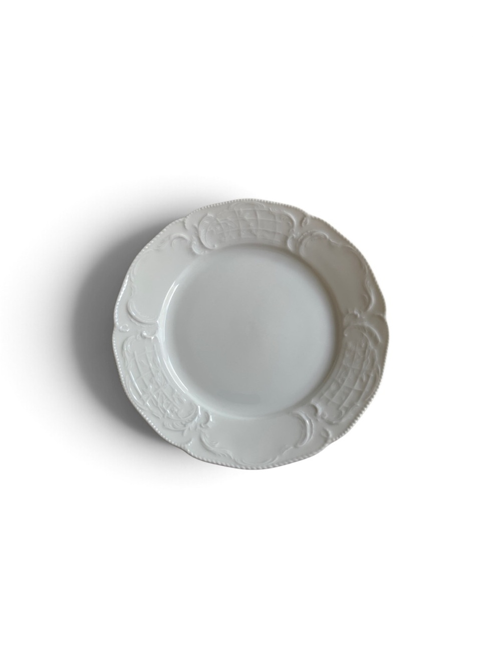 Rosenthal Sanssouci White Salad Plates Classic Rose Porcelain 8" Set of 6
